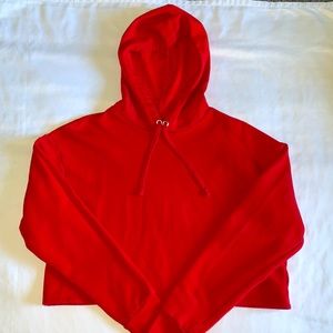 Divided red long sleeve